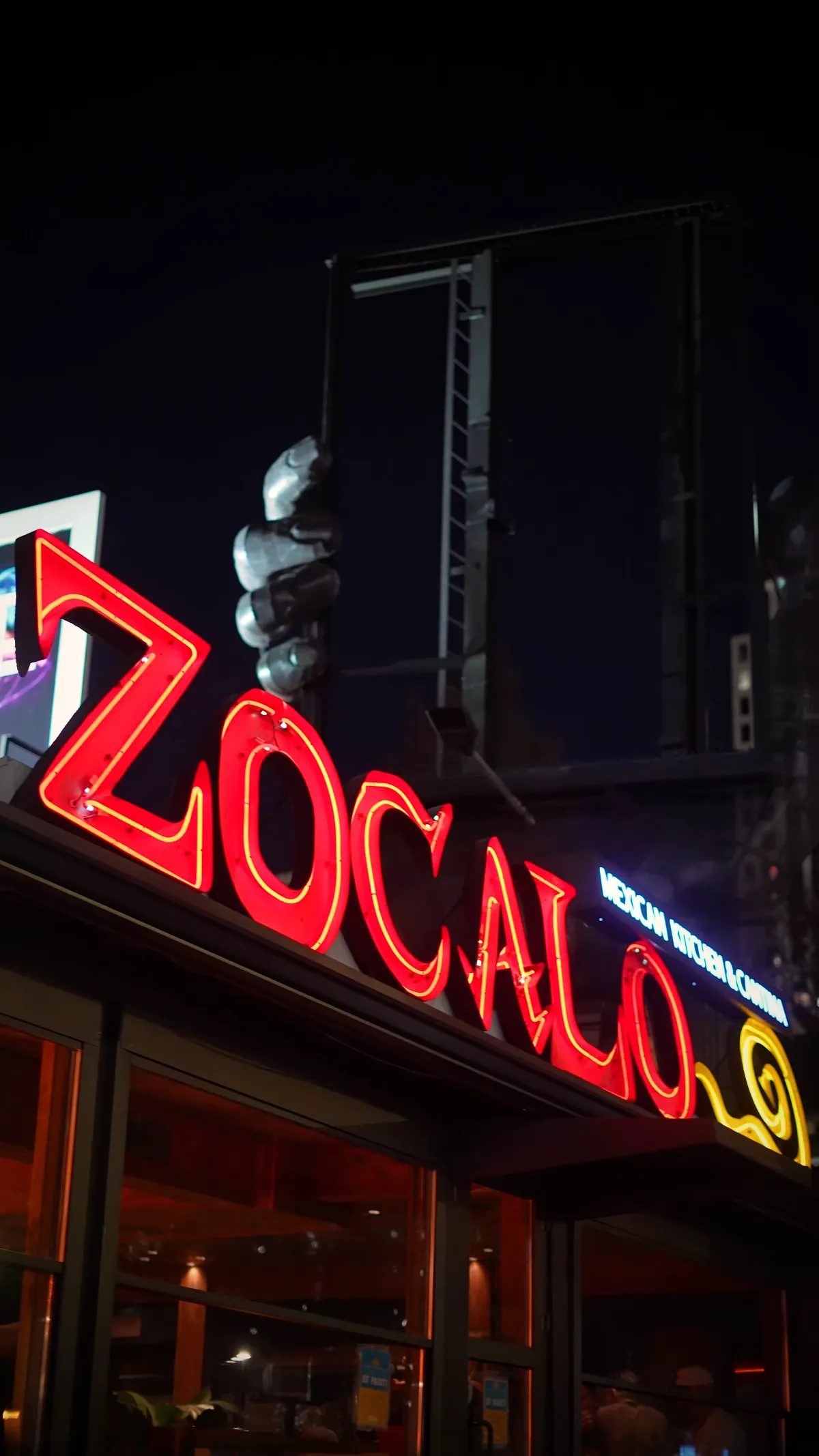 Zocalo neon sign