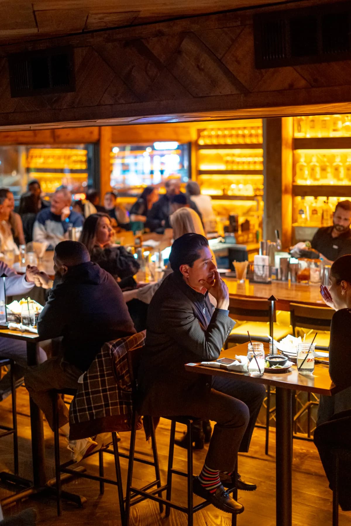 Guests dining at Zocalo
